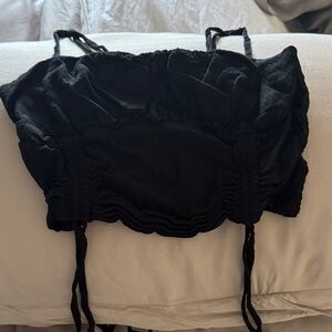 Saltwater LUXE Black Crop Top